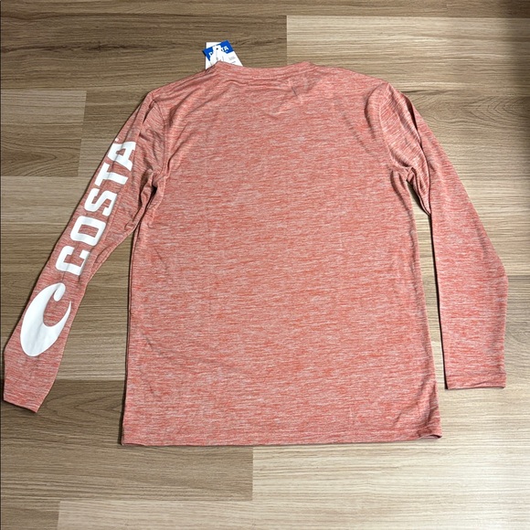 Costa Men’s Long Sleeve Top in Small - Heathered Red - Picture 6 of 7